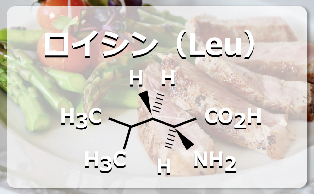 ロイシンの構造式