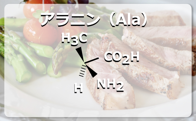 アラニンの構造式